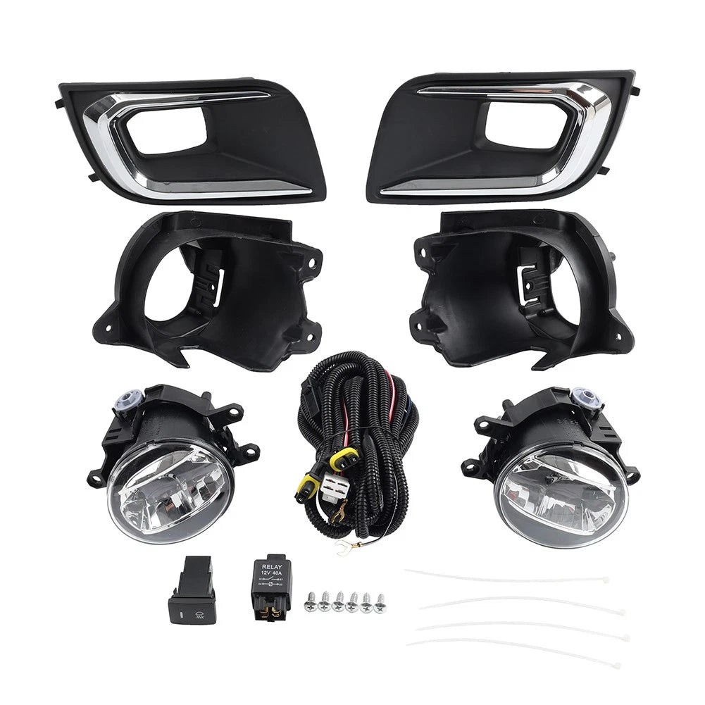 Front Fog Lights Lamp with Assembly For Toyota Sequoia 2018-2022