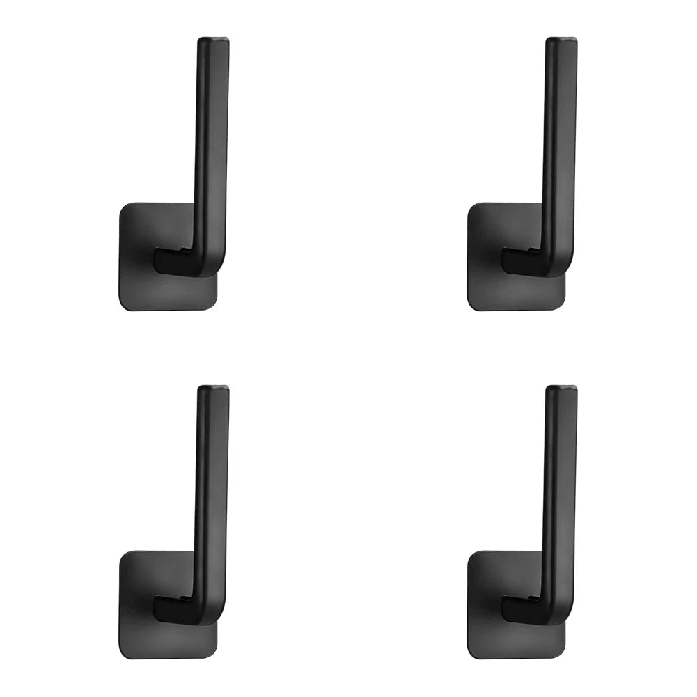 Sticky Wall Hook Black 24x30cm No Drill for Kitchen Bathroom (2023)