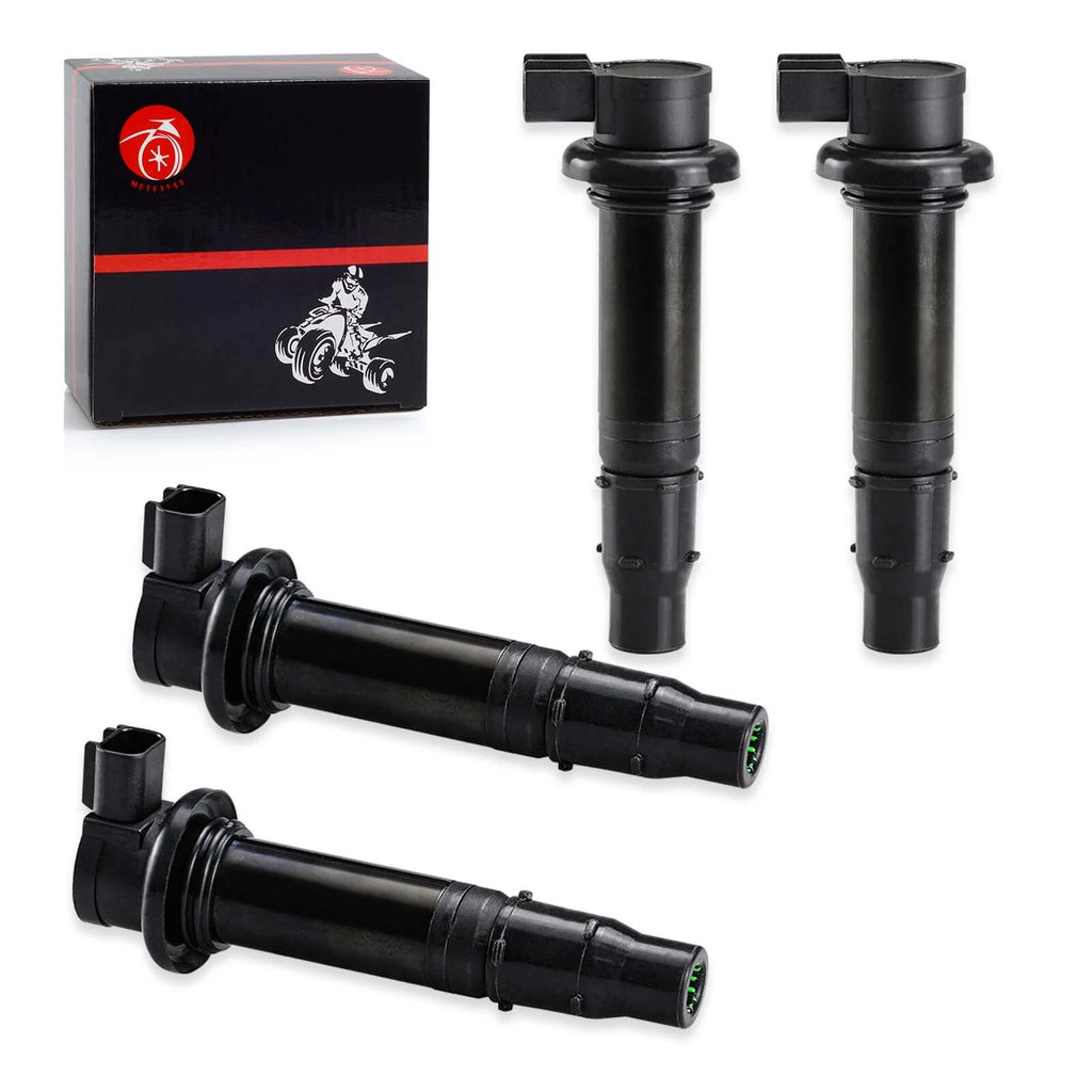 4X Ignition Coil Assembly for Yamaha YZF-R6 R6 (2003–2005) YZF R6S (2006–2009)