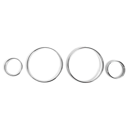 Speedometer Gauge Dial Rings Bezel Trim for BMW 5 7 Series (E39 E38 M5 X5 E53)