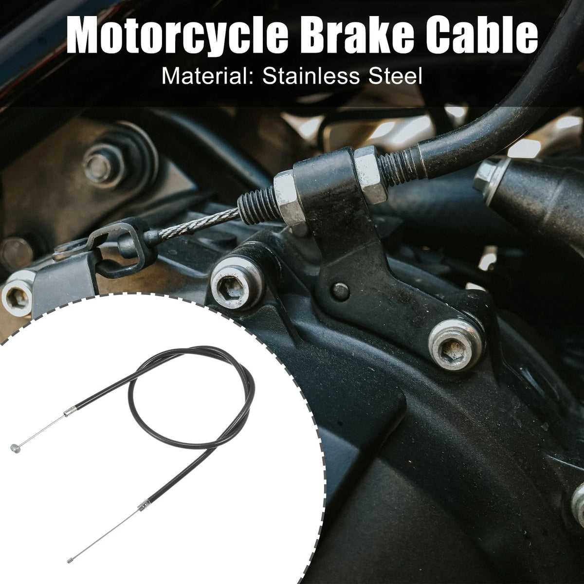 Throttle Cable Straight Connector Replacement for 49cc Dirt Pit Bike (2020–2021)