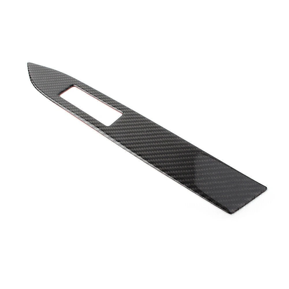 Carbon Fiber Copilot Dashboard Cover Trim for Ford Mustang 2015-2019 Decor Panel