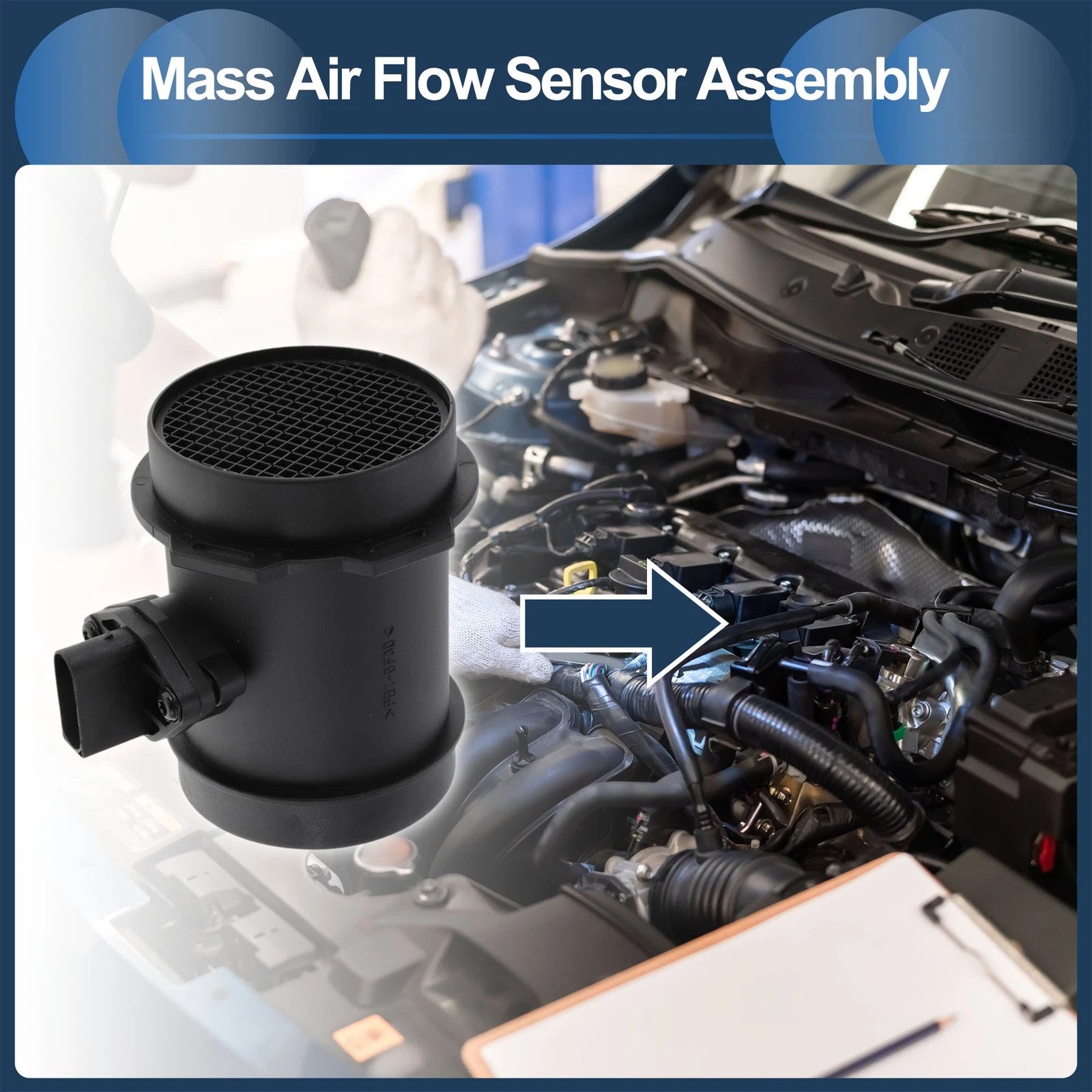 Mass Air Flow Sensor Assembly No.MHK000230 for Land Rover Range Rover (2003–2005)
