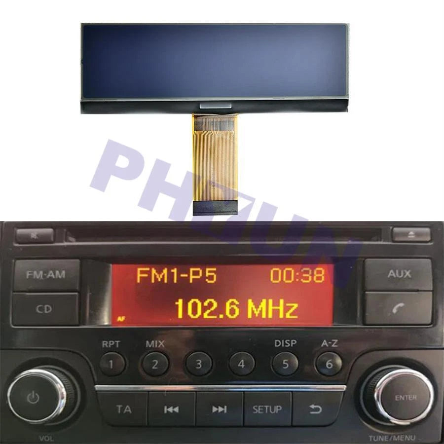LCD Display Screen for Nissan Juke Qashqai Navara X-Trail Sentra (2010–2023)