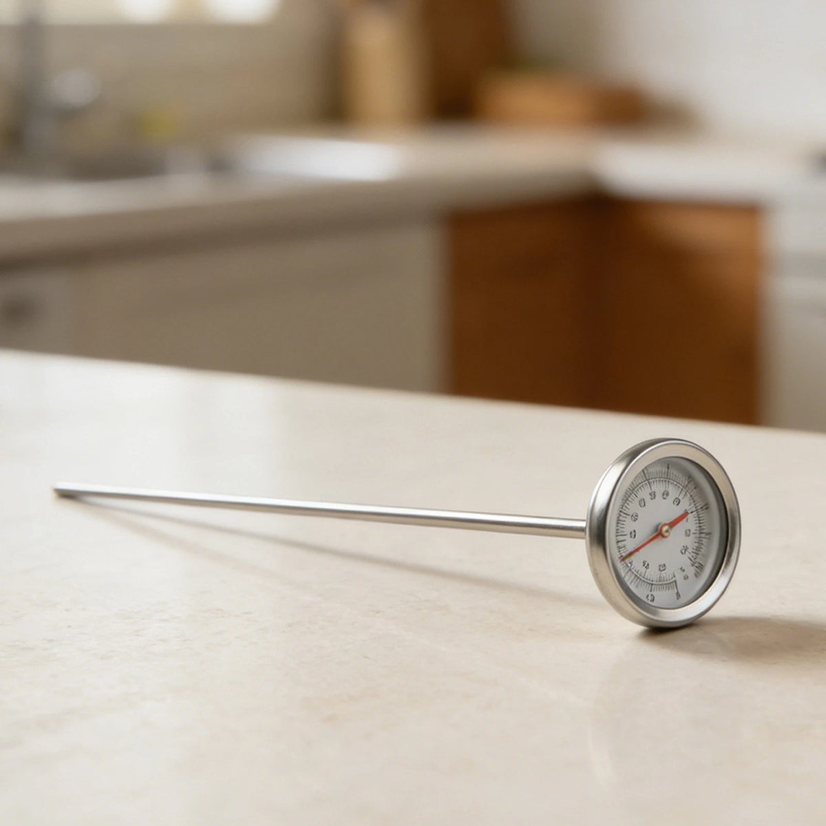 19-Inch Stainless Steel Soil Thermometer for Gardening