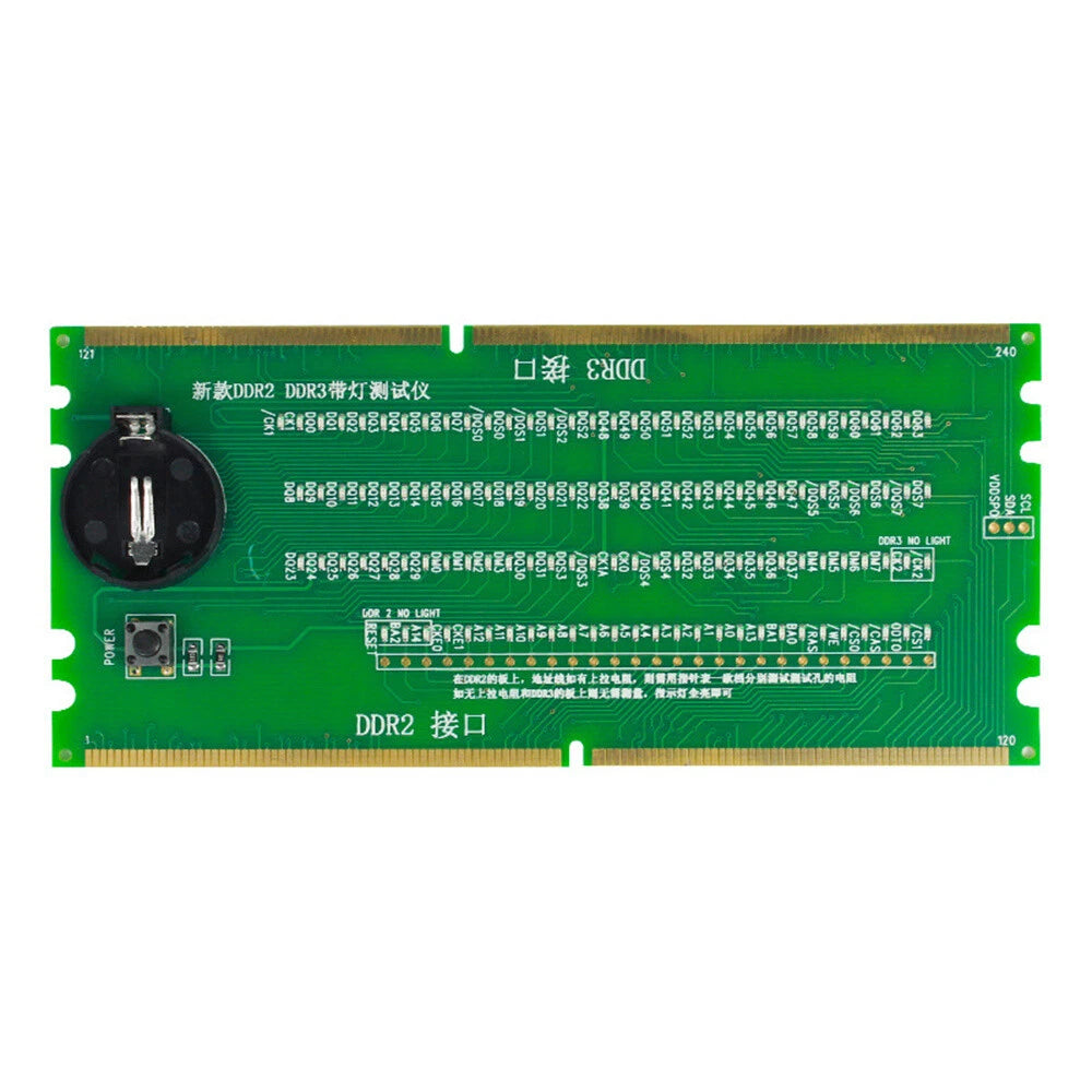 Memory Slot Tester for Desktop DDR2 DDR3 with LED