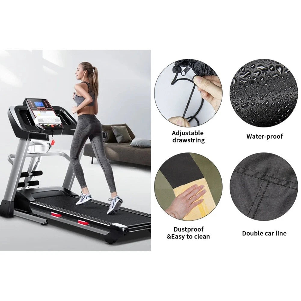 Treadmill Cover for All Models (All-Weather, Double Stitched, Drawstring)