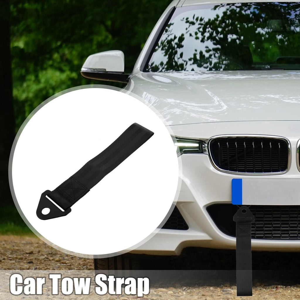 Front Bumper Tow Strap Set with Rope Hook for Car Trailer (2005–2015)