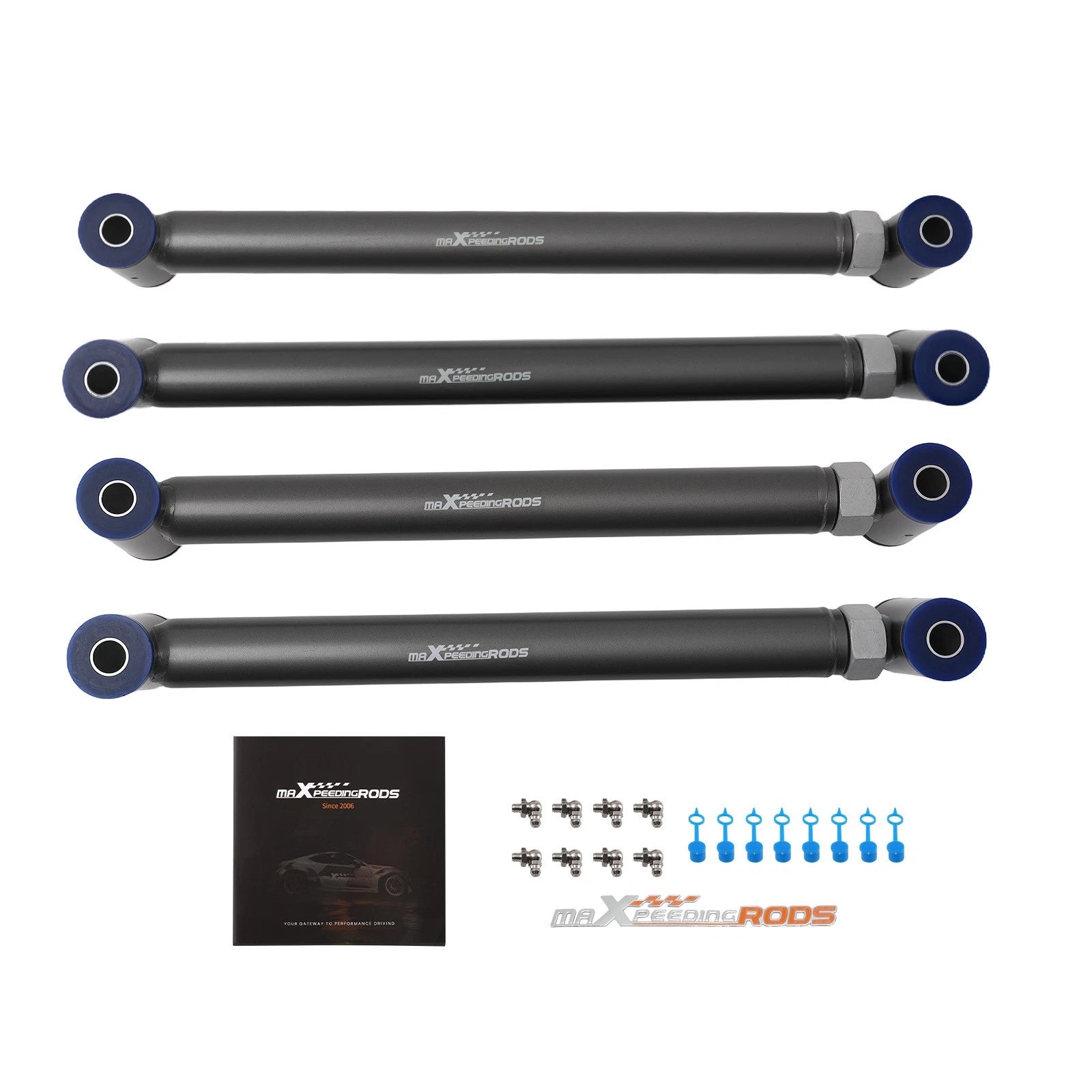 Adjustable Rear Upper & Lower Control Arms for Dodge Ram 2500 (2014–2024) 0-10"