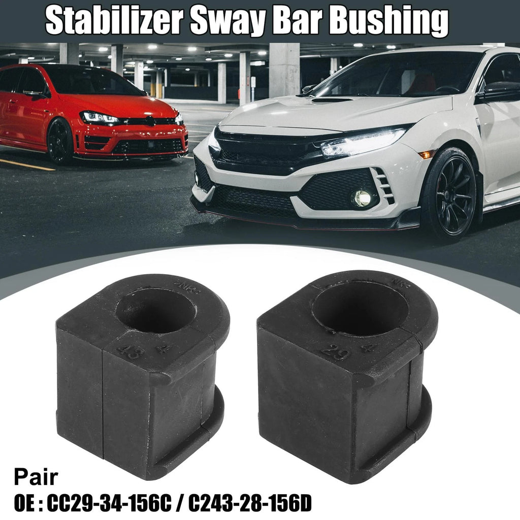 Front Rear Stabilizer Sway Bar Bushing Replacement for Mazda (CC29-34-156C) (2003–2009)