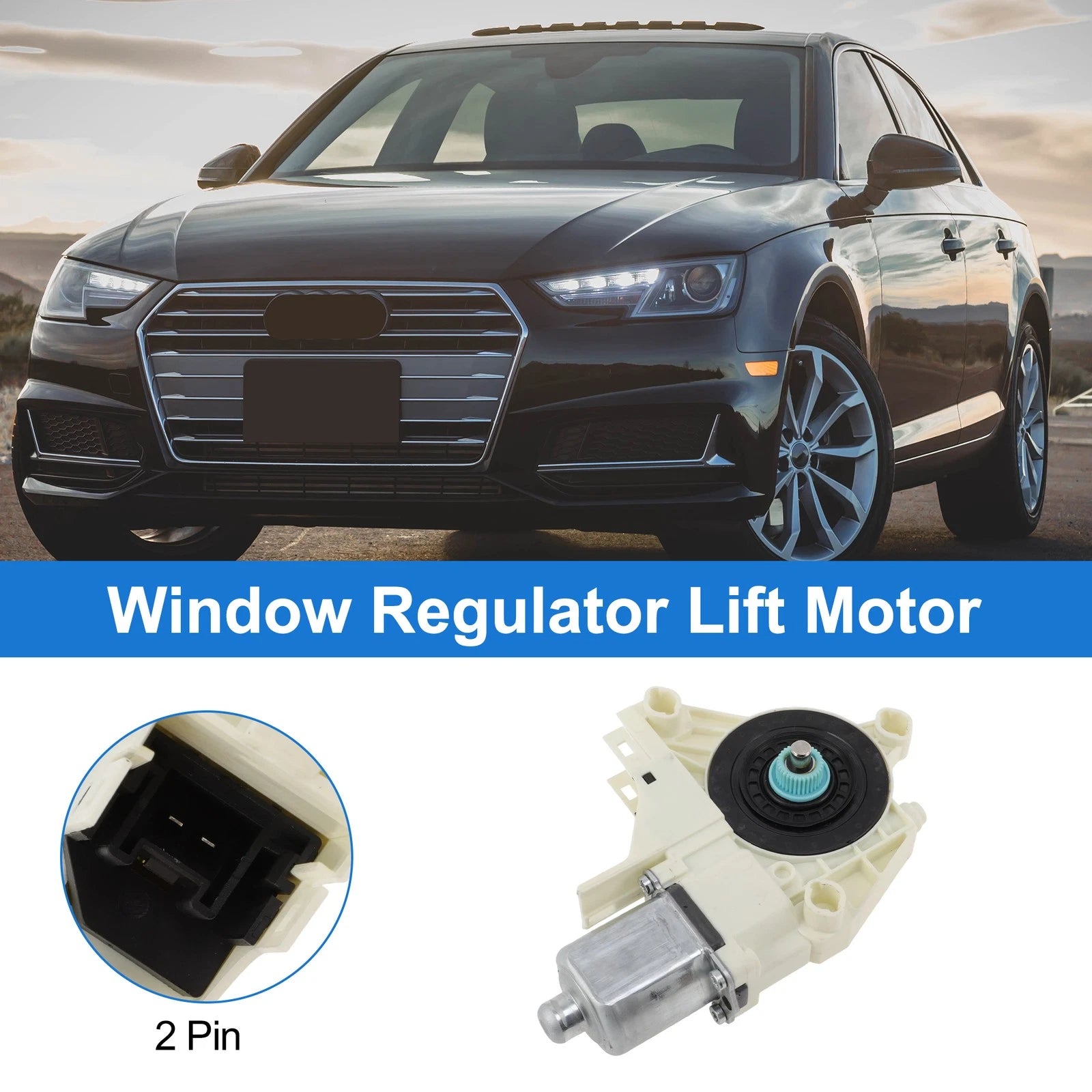 Power Window Regulator Lift Motor Replacement for Audi A4 Allroad B8 (2010–2015)