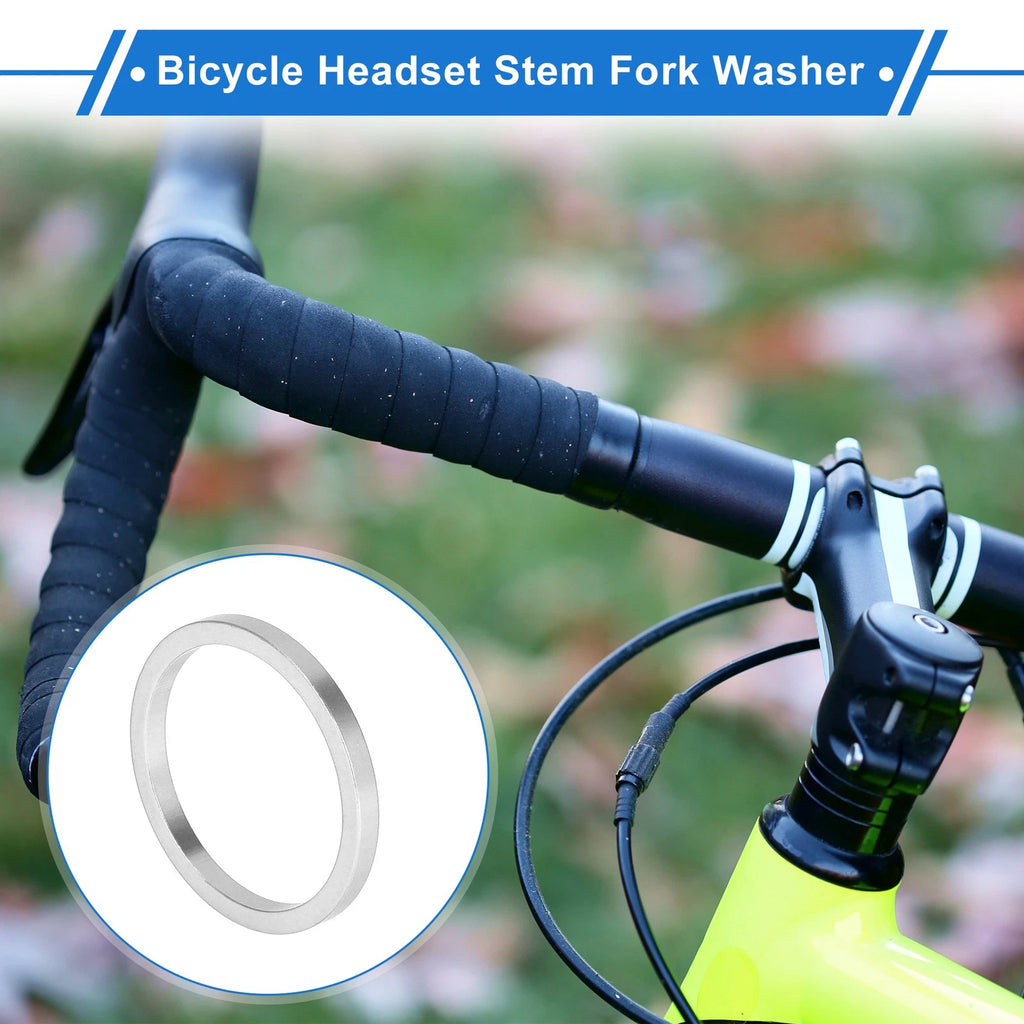 Headset Spacer 3mm Replacement for Bike Fork Stem (1-1/8") Aluminum Silver (2000–2025)