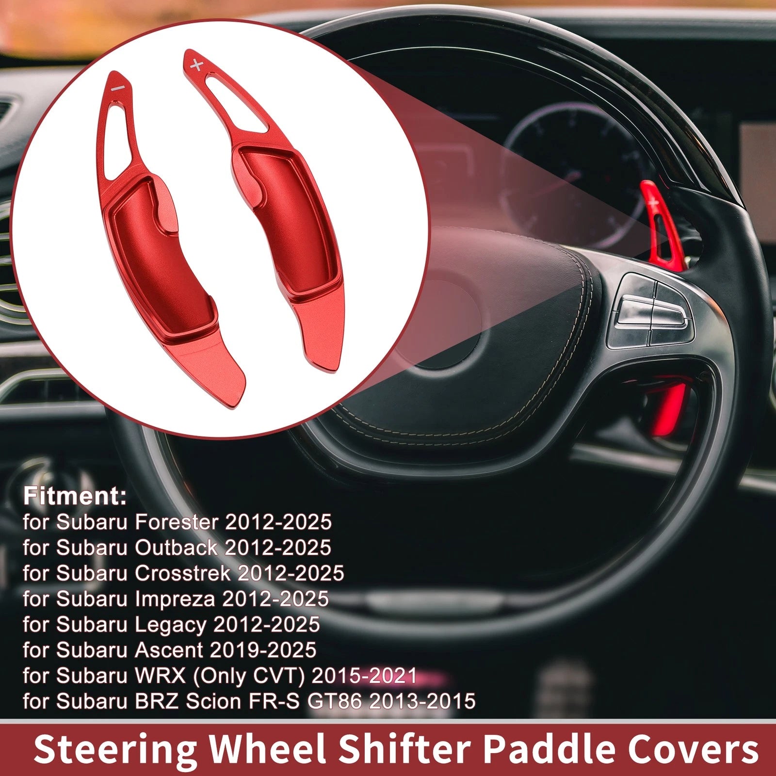Steering Wheel Paddles Pair Replacement for Subaru Crosstrek (2012–2025)