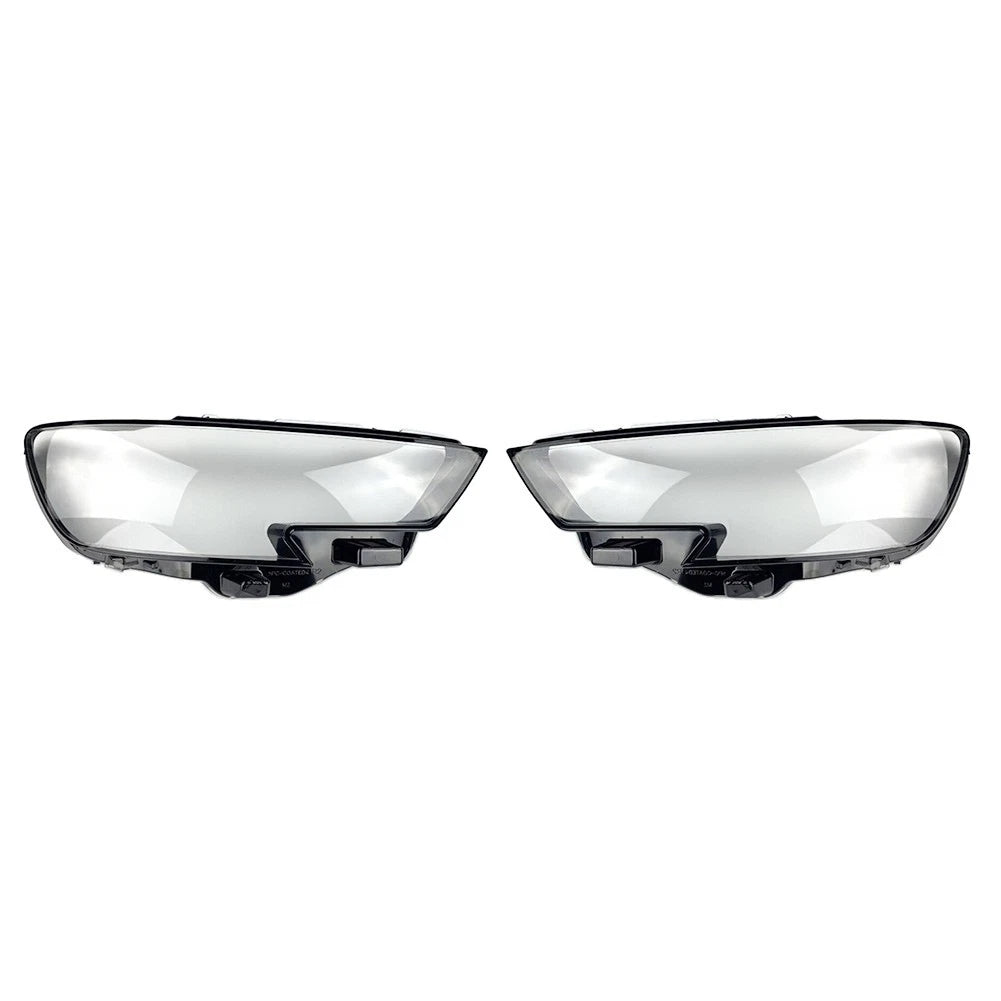Pair of Clear Headlight Lens Covers for Audi A3 (2017–2020)