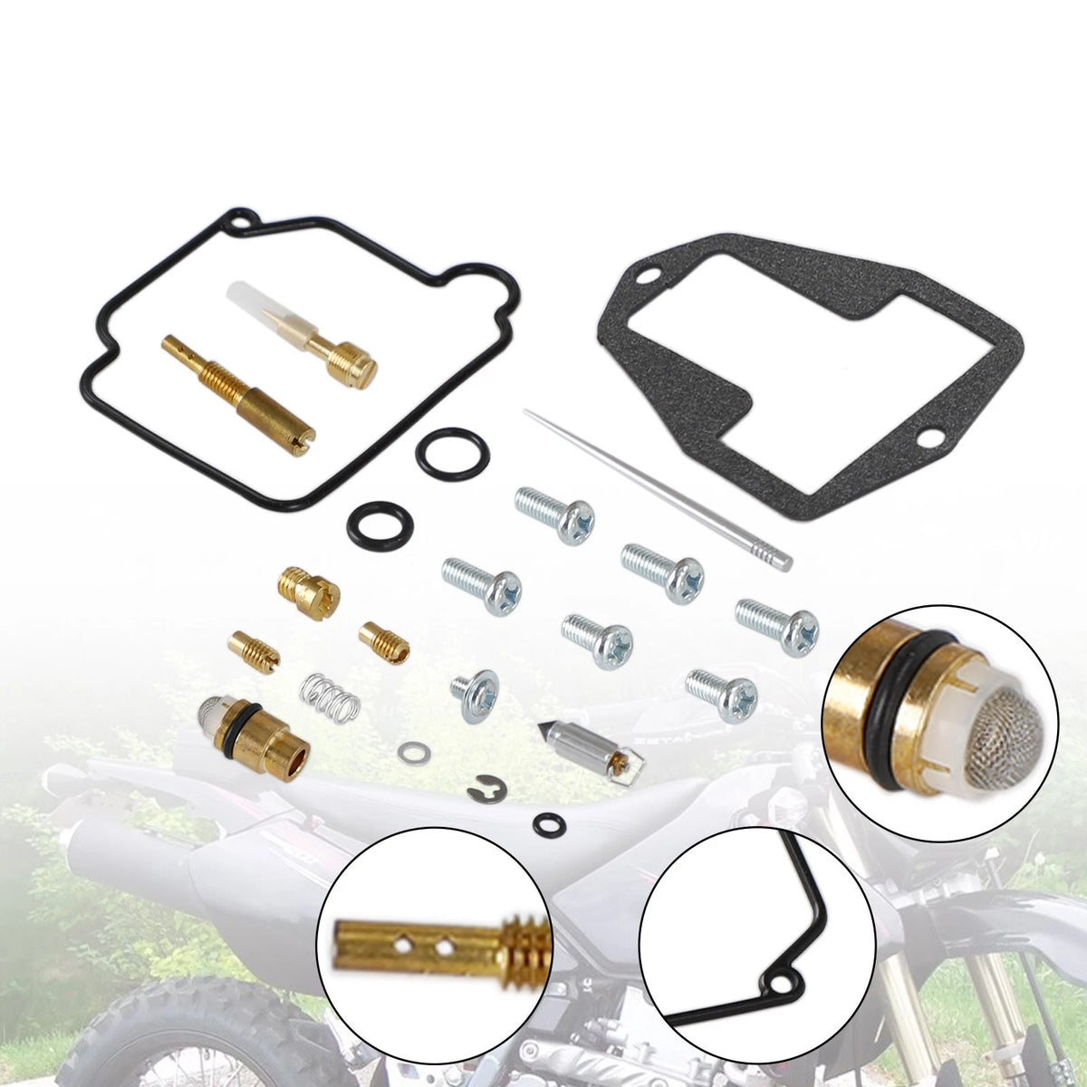 Carburetor Rebuild Repair Kit for Suzuki DRZ250 (2001–2007)