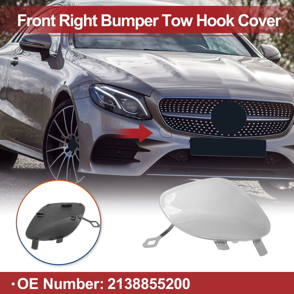 Tow Hook Cover Cap Replacement for Mercedes Benz E Class W213 (2016–2022)