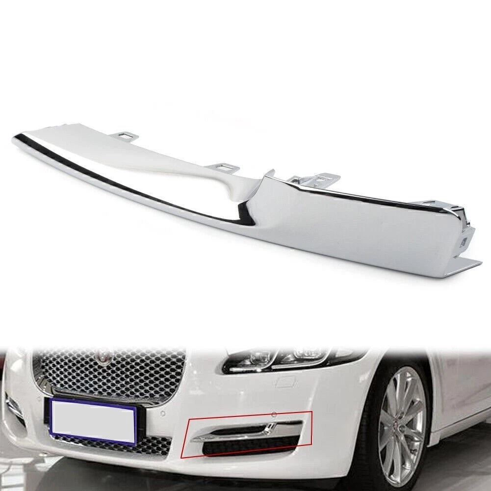Chrome Front Left Grille Molding Trim for Jaguar XJ (2016–2021) C2D43044