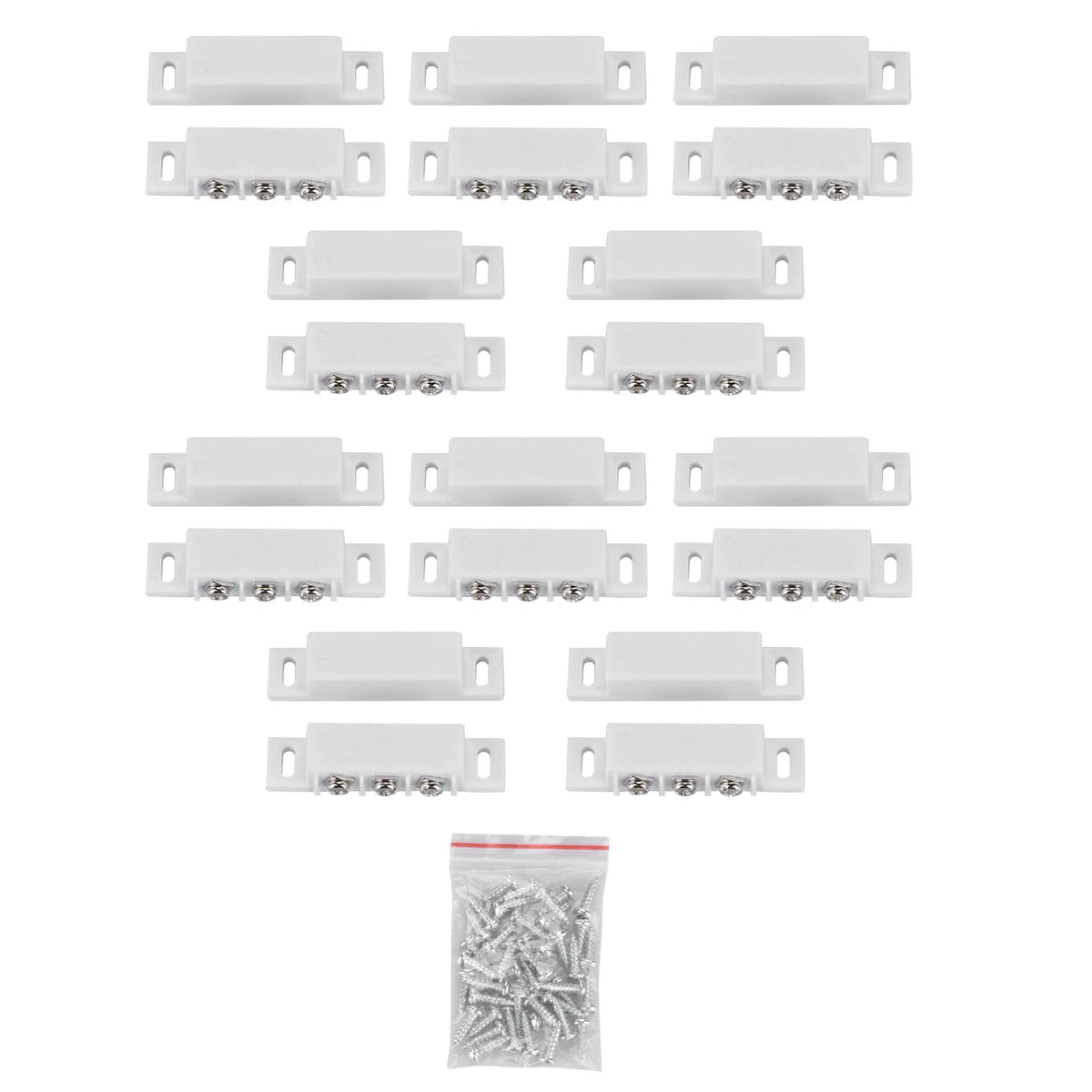 10x Magnetic Reed Switch NC NO Door Contact Sensor for Security Systems