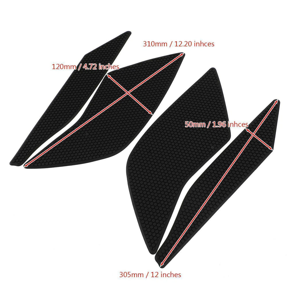 Tank Side Protector Grips for Yamaha YZF R1 R1M (2015–2020) SL T9