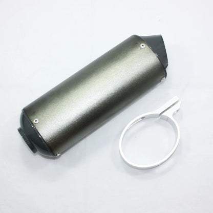 28mm Alloy Exhaust Muffler + Clamp for PIT PRO Dirt Bike (125cc–150cc)