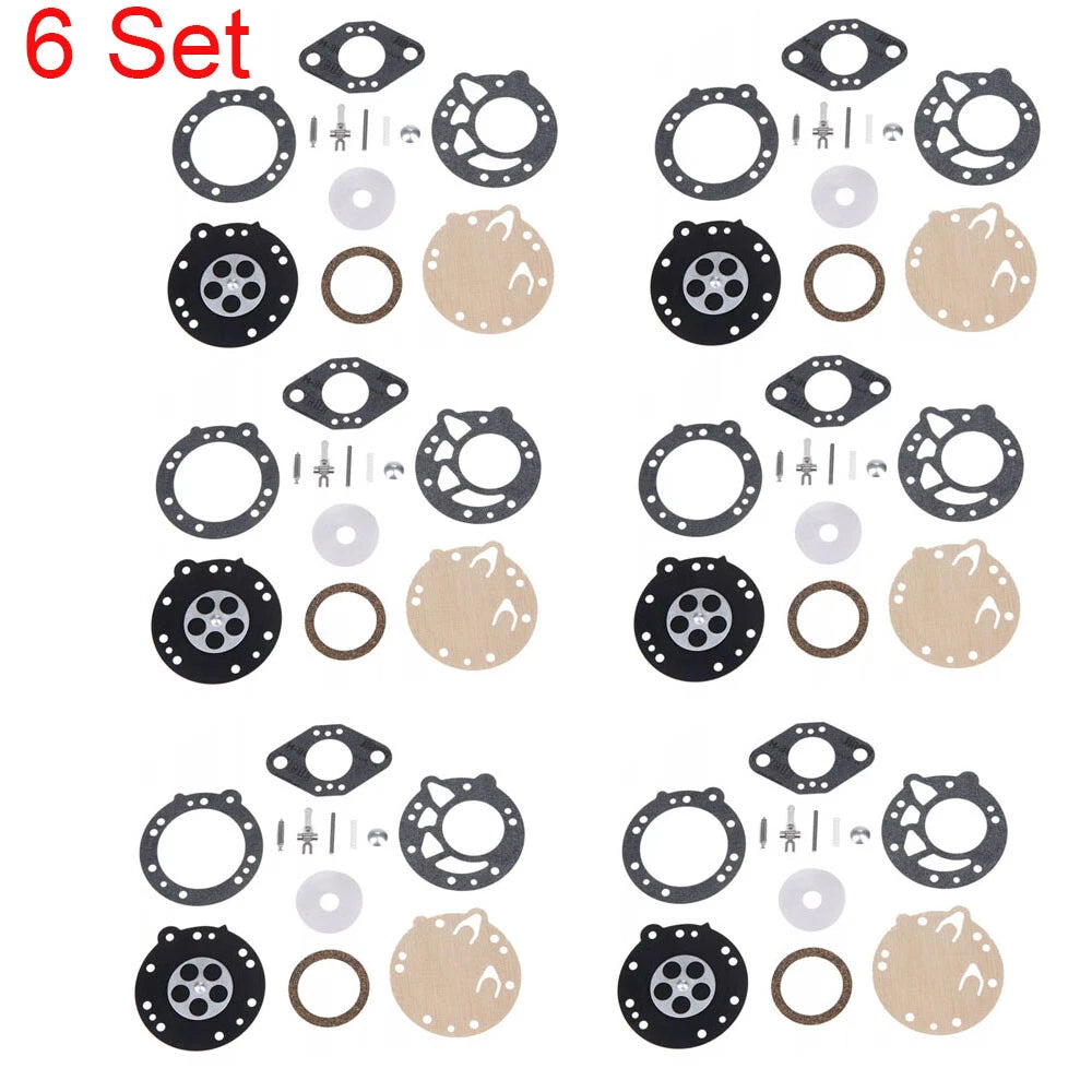 Set of 6 Carburetor Kits for Stihl 08 08S 070 090 TS350 TS360 Zama RB-42