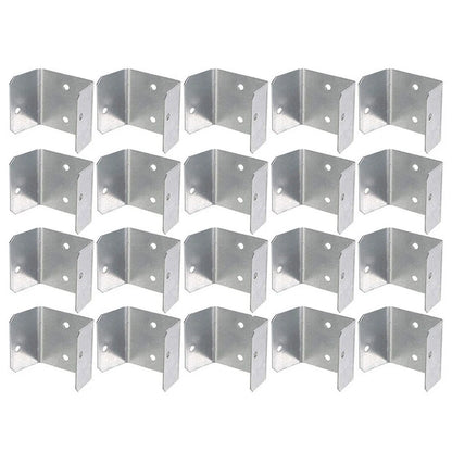 20 Piece Fence Panel Clip Set for Robust Outdoor Installations