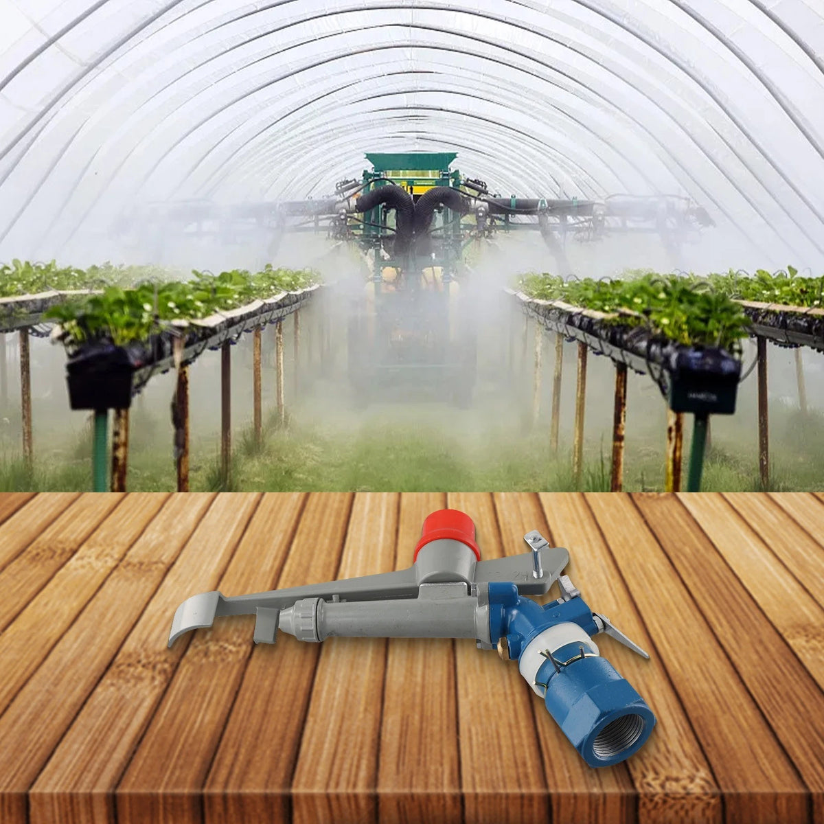 Adjustable 1 Inch Irrigation Sprinkler for Wide Coverage