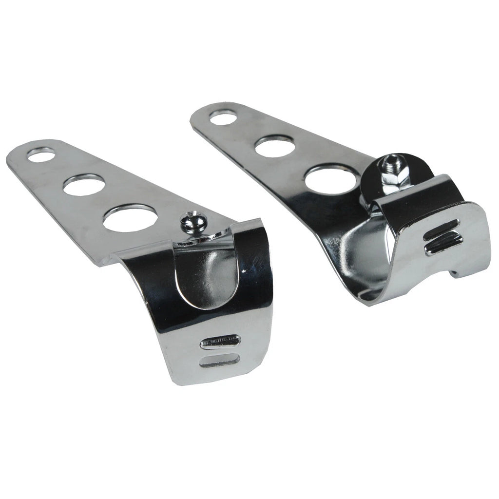 Headlight Mounting Bracket Fork Ears for Cafe Racer Bobber Chopper (28/31/34 mm)
