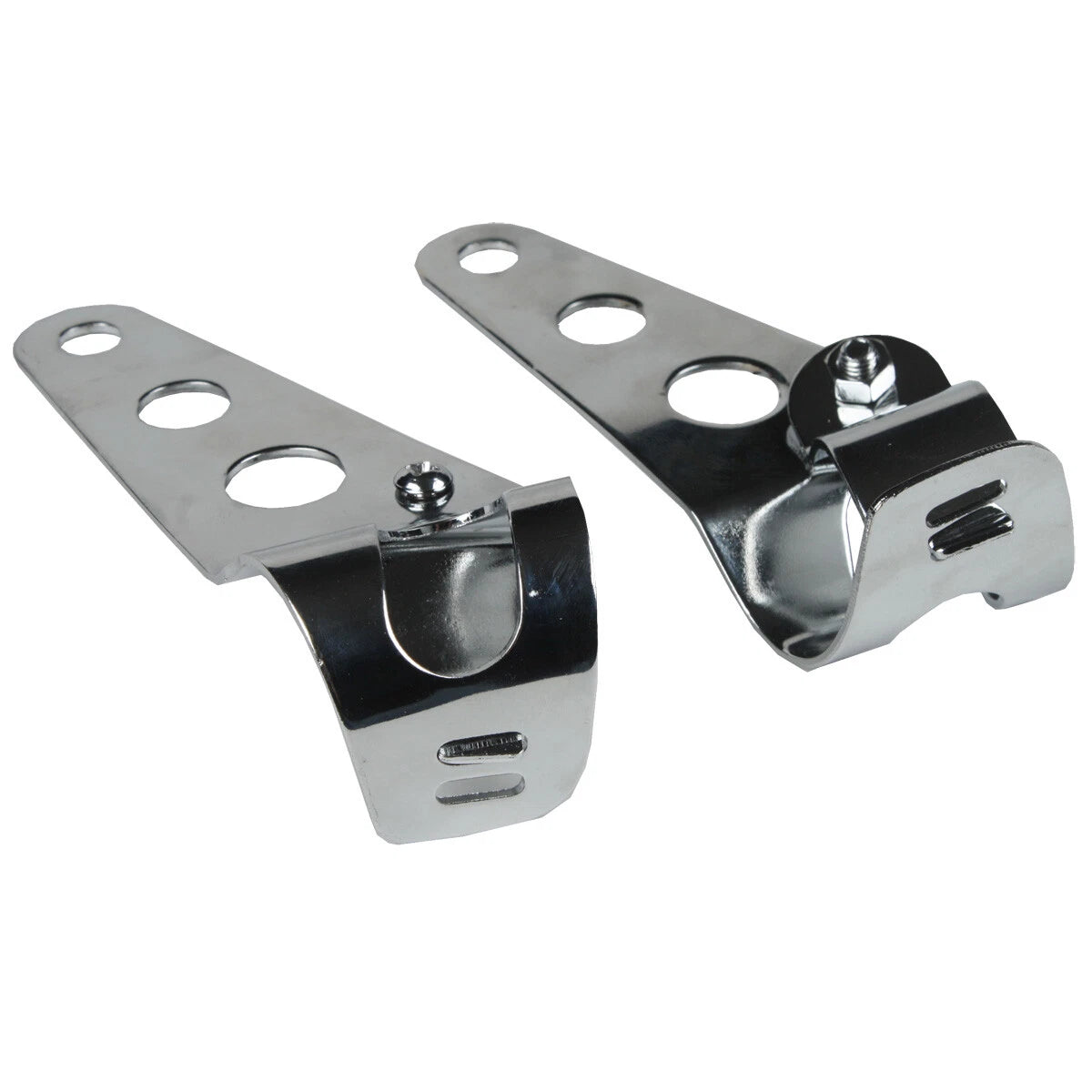 Headlight Mounting Bracket Fork Ears for Cafe Racer Bobber Chopper (28/31/34 mm)
