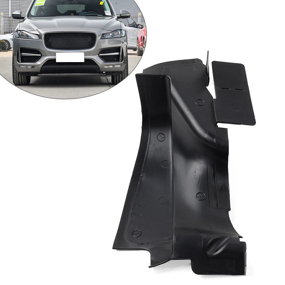 Right Radiator Support Air Deflector Shield Baffle For Jaguar F-Pace 2017-2021