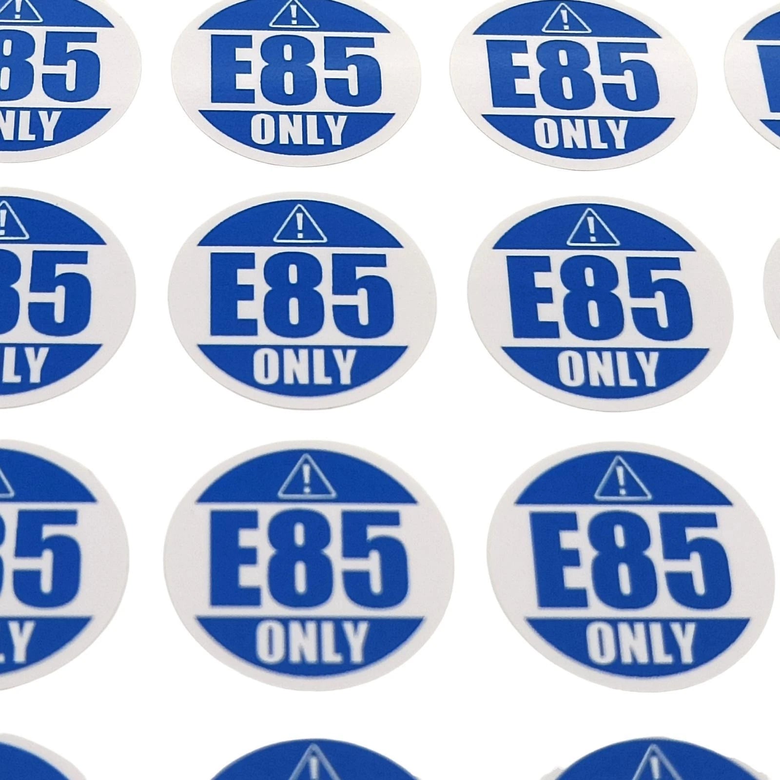 42 Pack Ethanol E85 Only Labels 1" Round Stickers for Fuel Caps