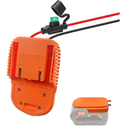 Power Wheels Adapter for AEG/RIDGID 18V Lithium Battery (Compatible)
