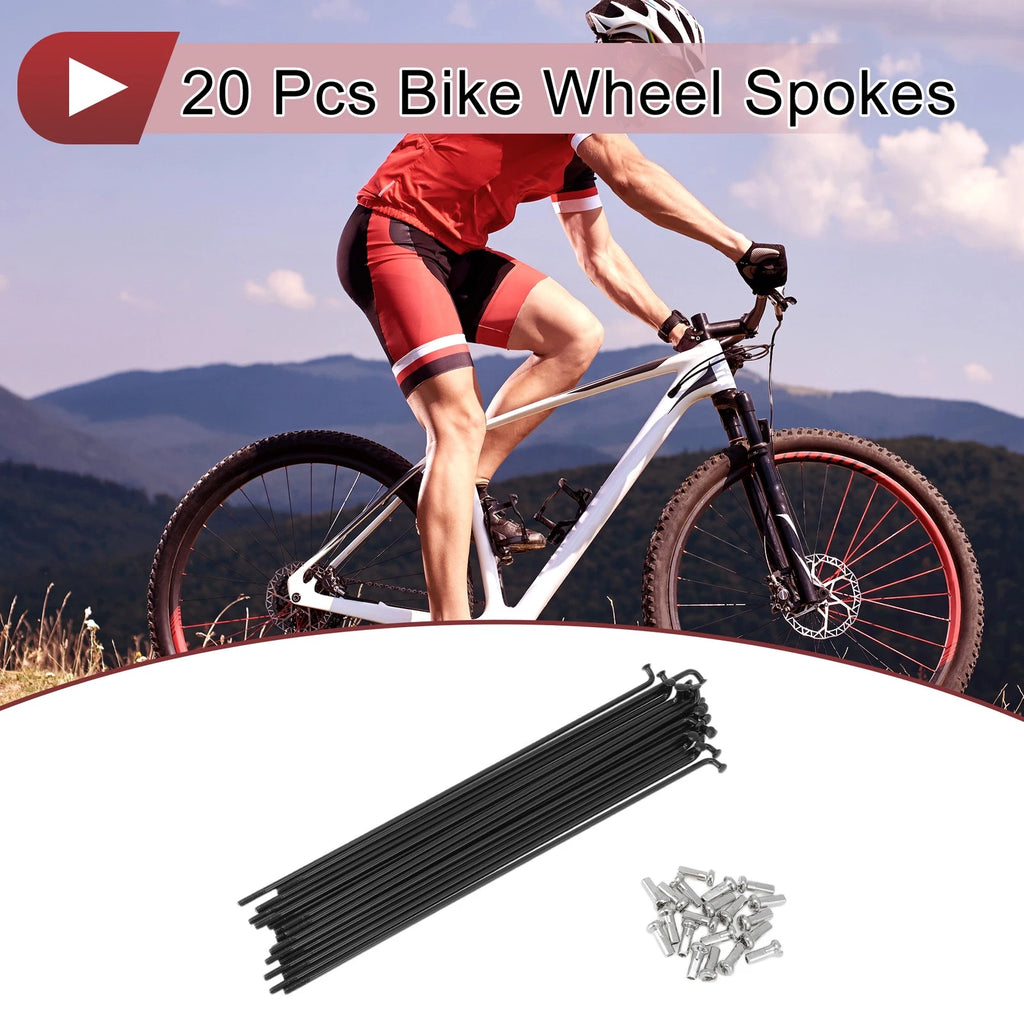 Bicycle Spokes 165mm Stainless Steel Replacement for 20 Inch Wheels (304)
