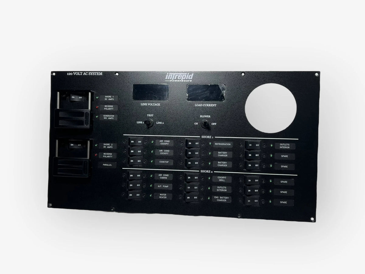 Electrical Switch Panel for Intrepid Marine (I-8331708) 120V 20.75" x 11"