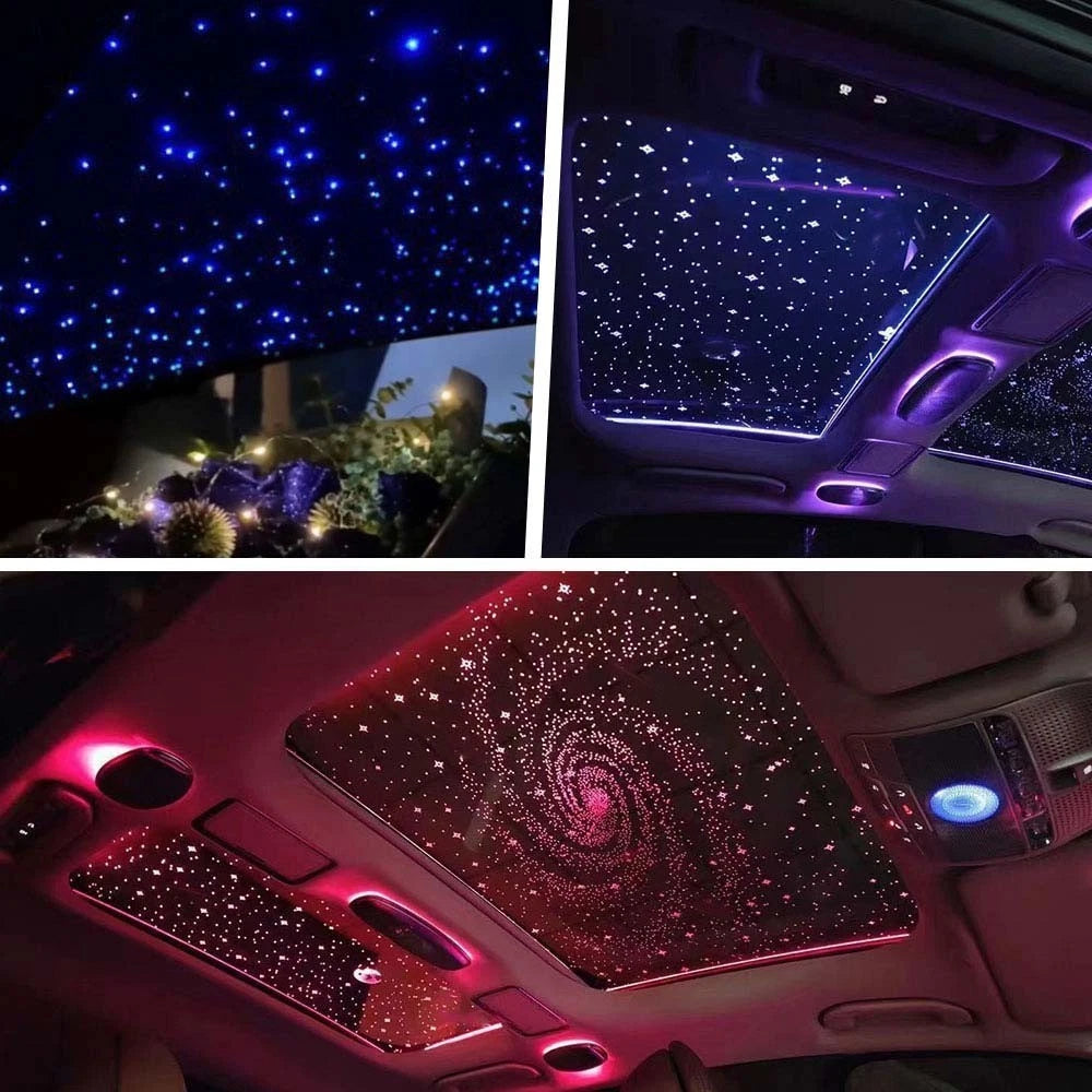 600Pcs Fiber Optic Star Light Kit for Car Roof Ceiling with Remote