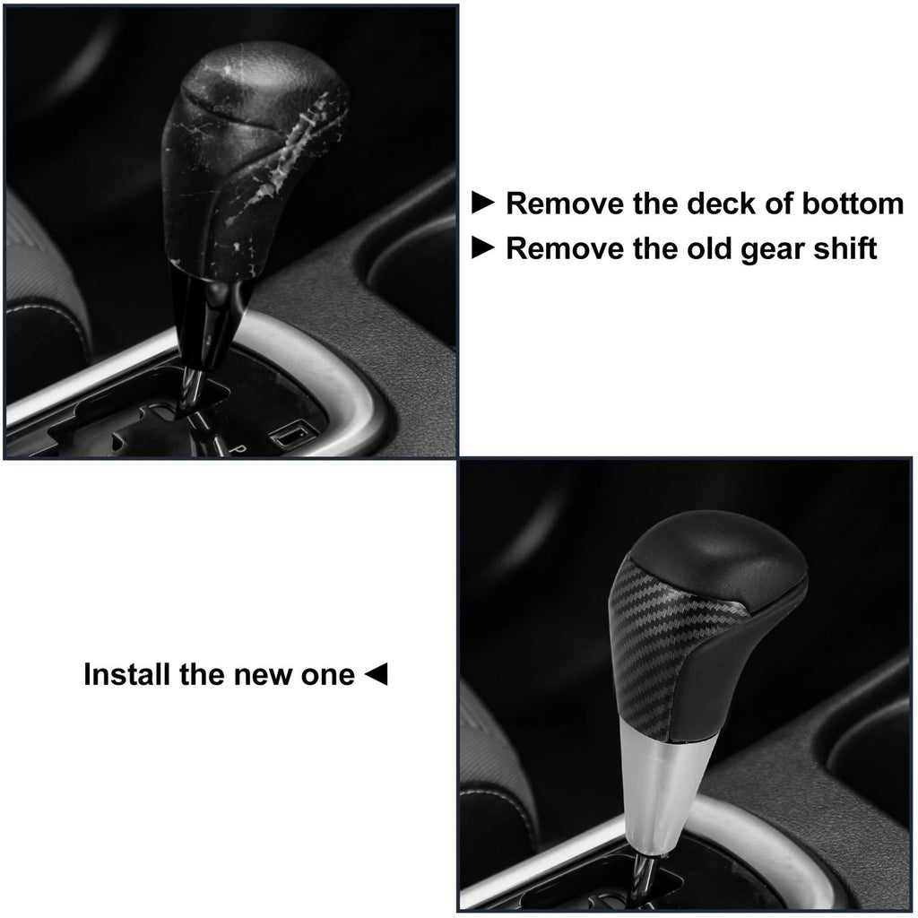 Automatic Gear Shift Knob Carbon Fiber Pattern for Toyota Tundra (2007–2021)