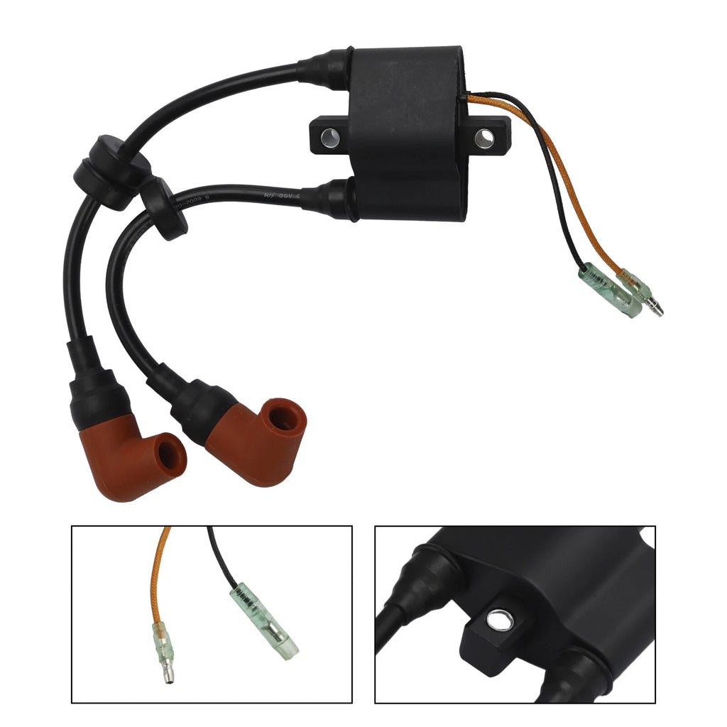 Ignition Coil for Yamaha 6HP F6, 8HP F8, 9.9HP F9.9, 20HP 20C, 25HP (N/A) 680-85570