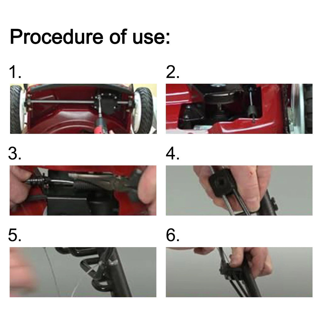 Traction Cable Strap Set of 5 for Lawn Mower Compatibility