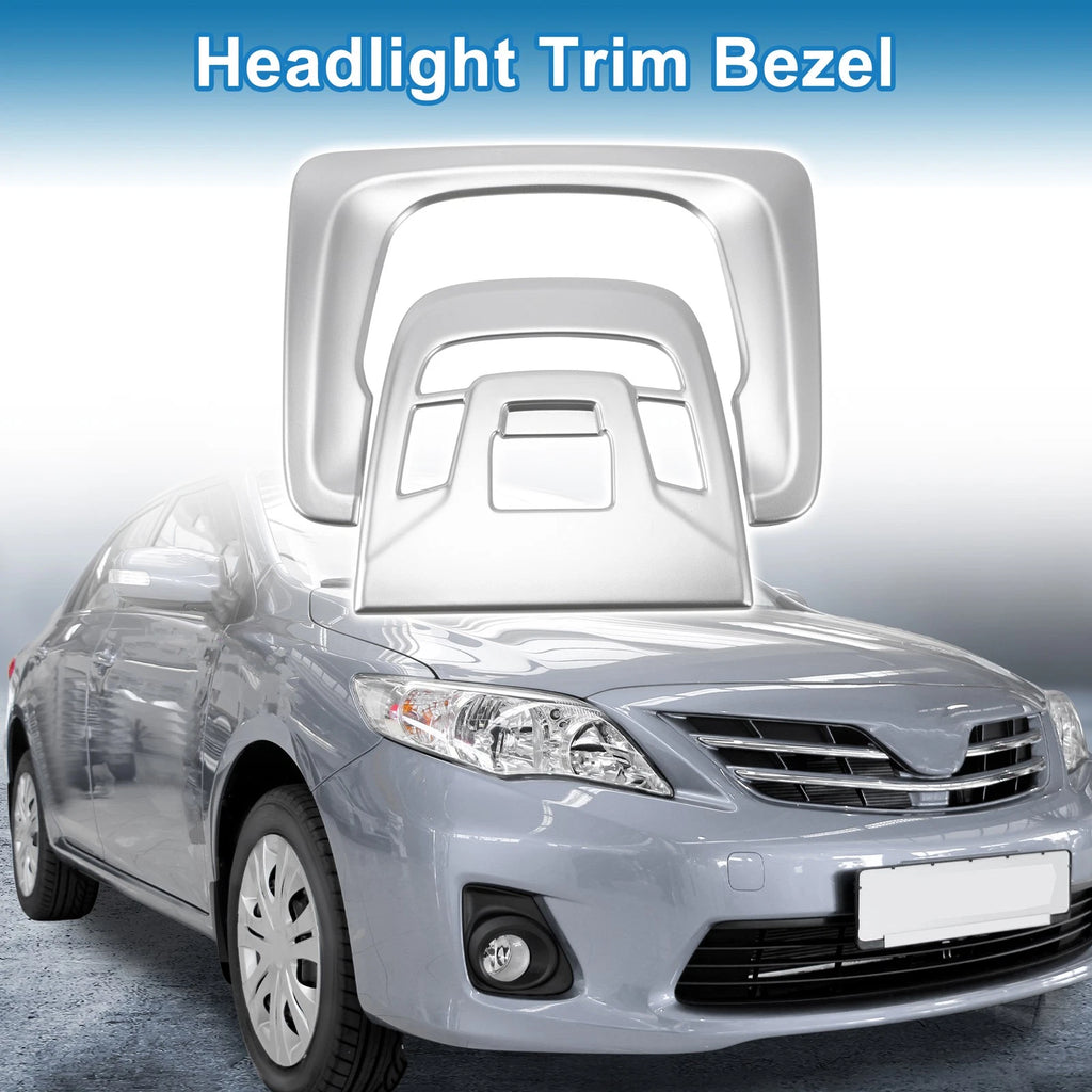 Front Row Headlight Trim Bezel for Toyota Corolla (2022–2024) ABS