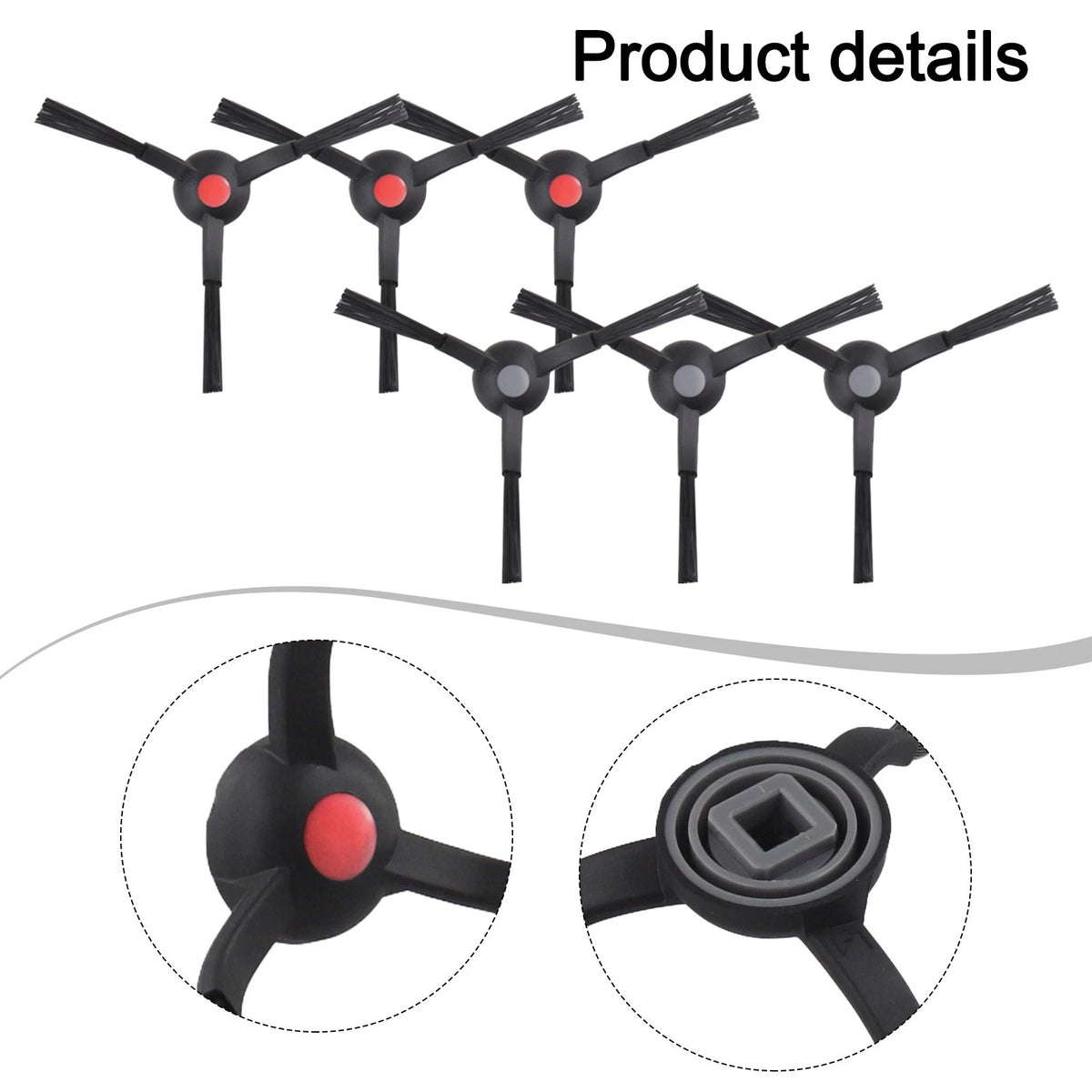 Replacement Side Brushes for Eufy Omni E25 E28 Vacuum (2019–2023)