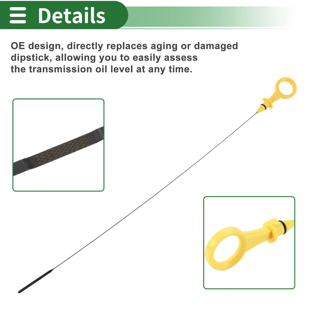 Engine Oil Dipstick No. 06K115611E for Volkswagen Beetle 2.0L L4 (2012–2013)