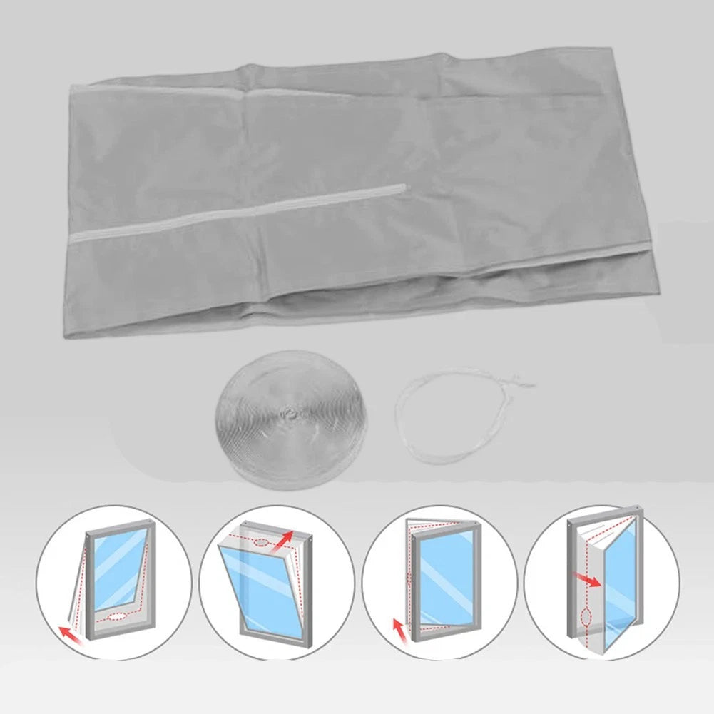 AC Window Sealing Cloth Sash Seal Kit for Portable Air Conditioners
