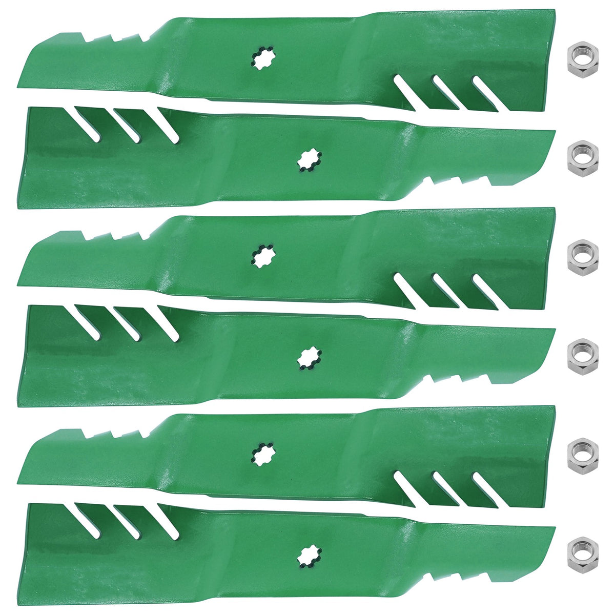 54 Inch Deck Blade with Nut for John Deere GX21694 GX21380 (2018–2025)