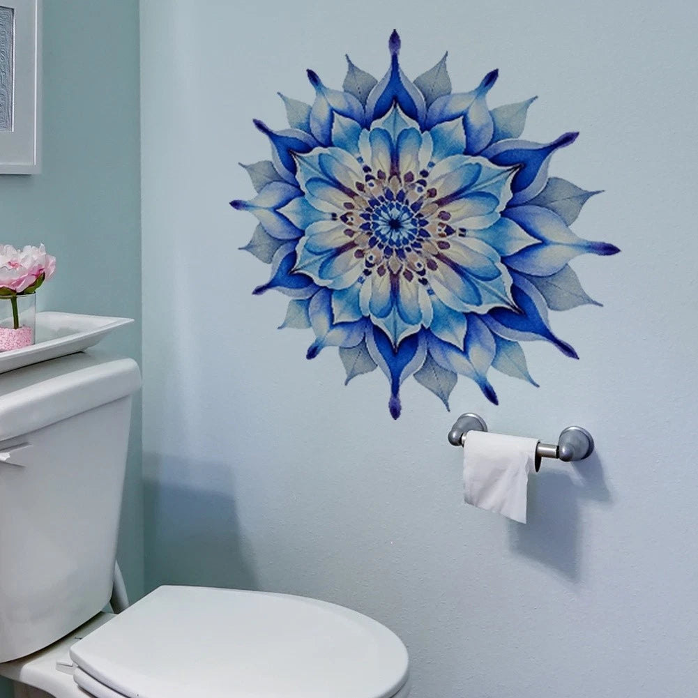 Light Color Mandala Wall Sticker for Living Room