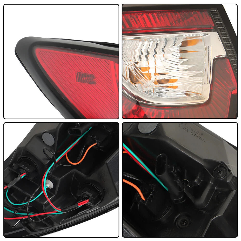 Tail Light Assembly Set of 2 for Chevrolet Traverse (2013–2016) Outer Left Right