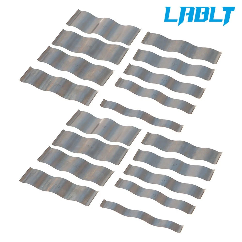 Set of 9 Wavy Steel Parallel Parallels for Precision Machining