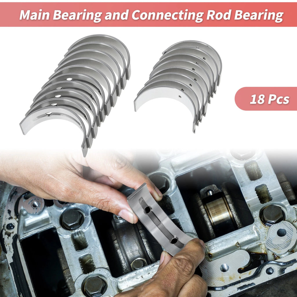 Main and Connecting Rod Bearing Kit Replacement for Hyundai Tucson (2005–2021)