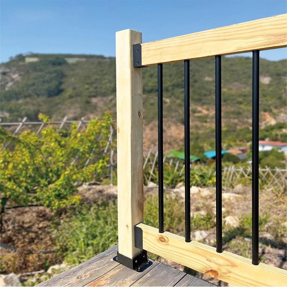 Deck Railing Bracket for 2x4 Wood Flat (25, 30, 35 Degree)