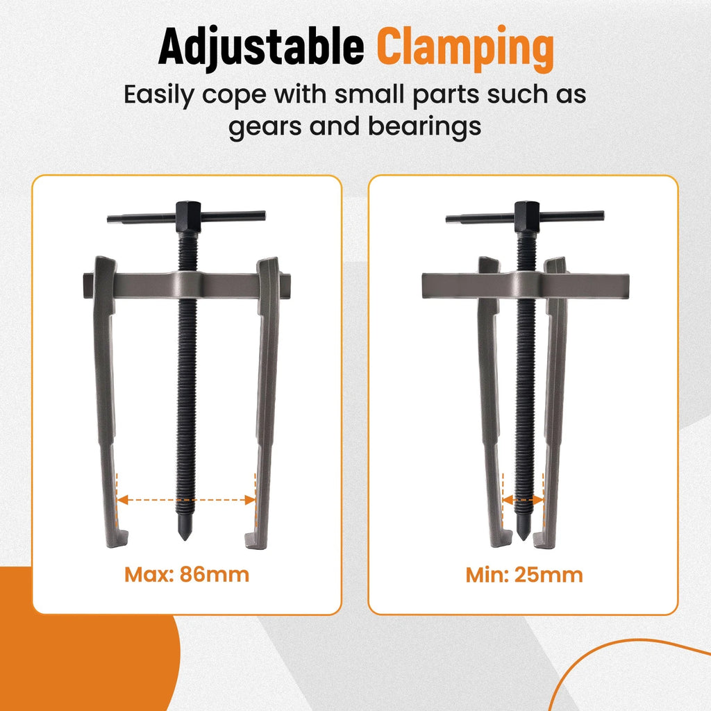 2X Gear Puller Two Claw for Universal Use (180mm)