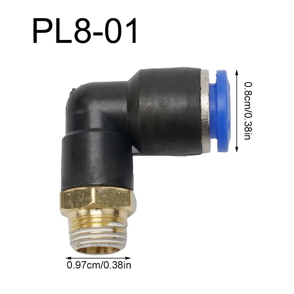 10pcs Elbow Fitting for For-Coats Tire Changer Machine Connector 9.5mm